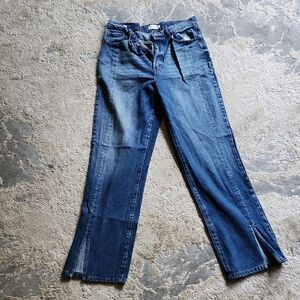 Cello Blue Flare Wide Leg Jeans